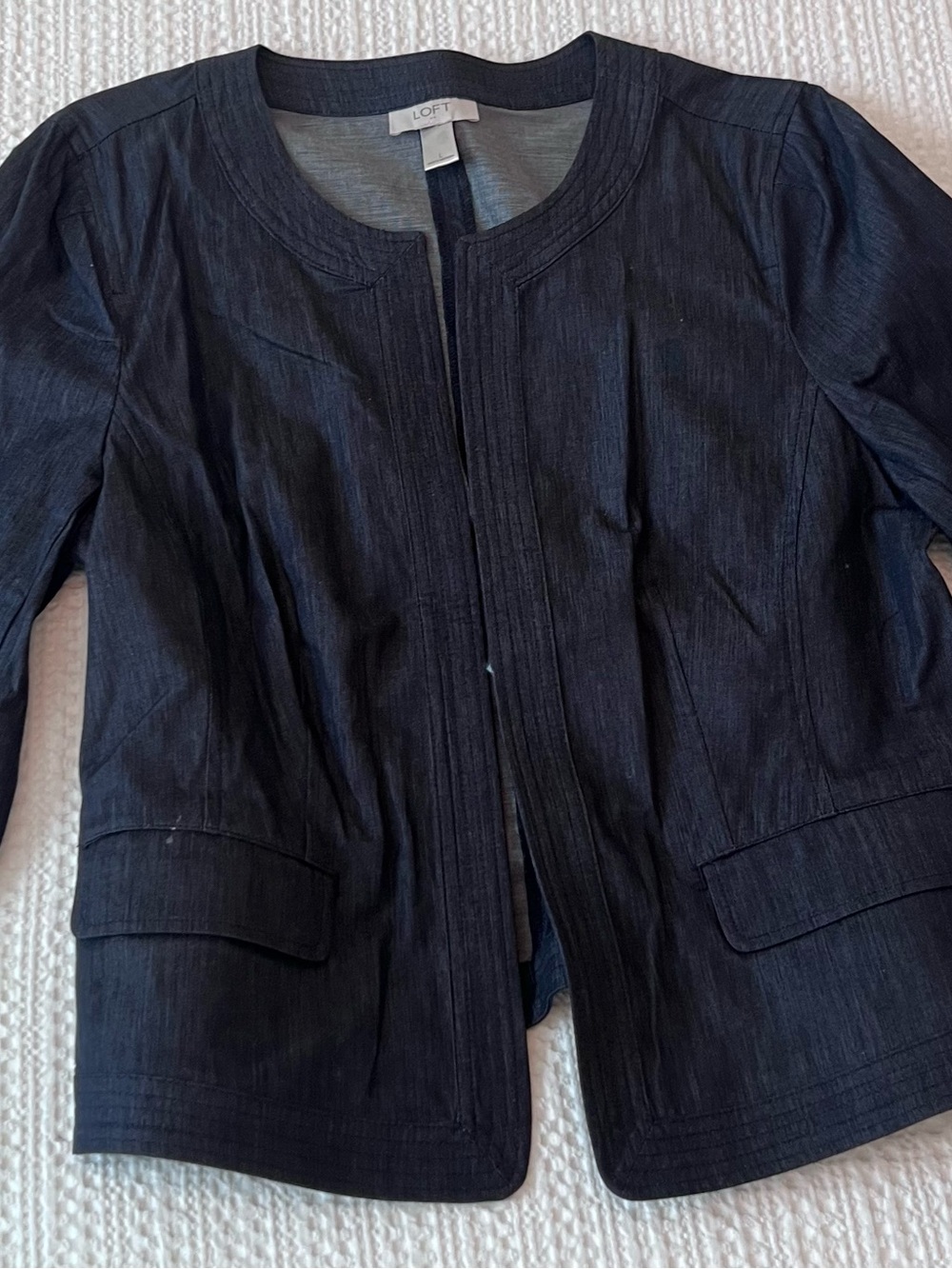 LOFT Women's Collarless Jacket